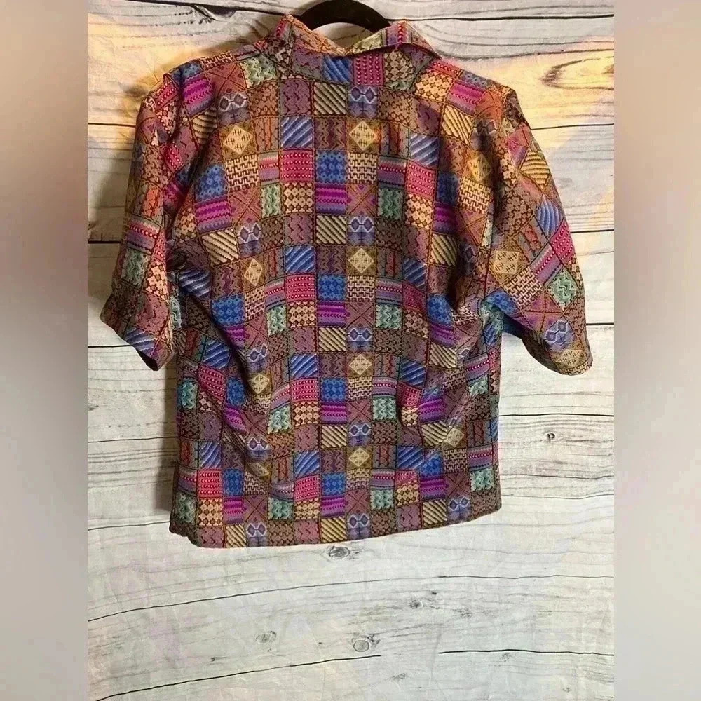 Notations Vintage Patterned Blouse - image 7